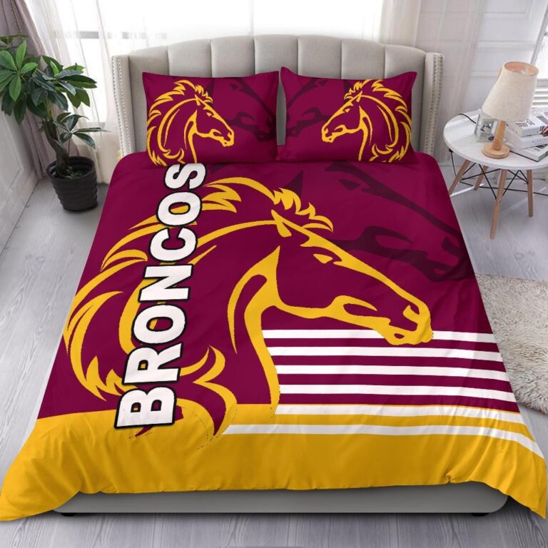 National Rugby League store - Loyal fans of Brisbane Broncos's Bedding Duvet Cover + 1/2 Pillow Cases:vintage National Rugby League suit,uniform,apparel,shirts,merch,hoodie,jackets,shorts,sweatshirt,outfits,clothes