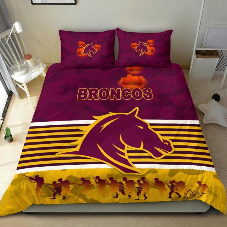 National Rugby League store - Loyal fans of Brisbane Broncos's Bedding Duvet Cover + 1/2 Pillow Cases:vintage National Rugby League suit,uniform,apparel,shirts,merch,hoodie,jackets,shorts,sweatshirt,outfits,clothes
