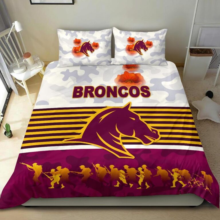 National Rugby League store - Loyal fans of Brisbane Broncos's Bedding Duvet Cover + 1/2 Pillow Cases:vintage National Rugby League suit,uniform,apparel,shirts,merch,hoodie,jackets,shorts,sweatshirt,outfits,clothes