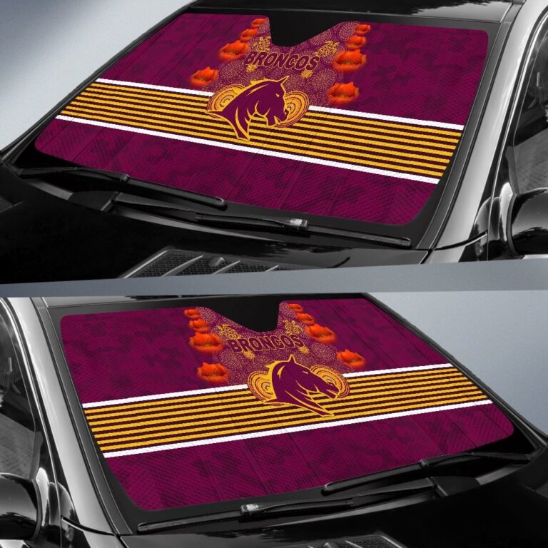 National Rugby League store - Loyal fans of Brisbane Broncos's Auto Sun Shades:vintage National Rugby League suit,uniform,apparel,shirts,merch,hoodie,jackets,shorts,sweatshirt,outfits,clothes