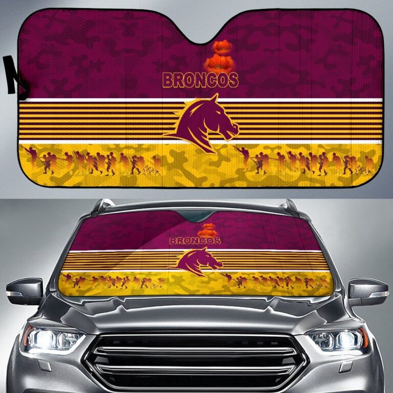 National Rugby League store - Loyal fans of Brisbane Broncos's Auto Sun Shades:vintage National Rugby League suit,uniform,apparel,shirts,merch,hoodie,jackets,shorts,sweatshirt,outfits,clothes