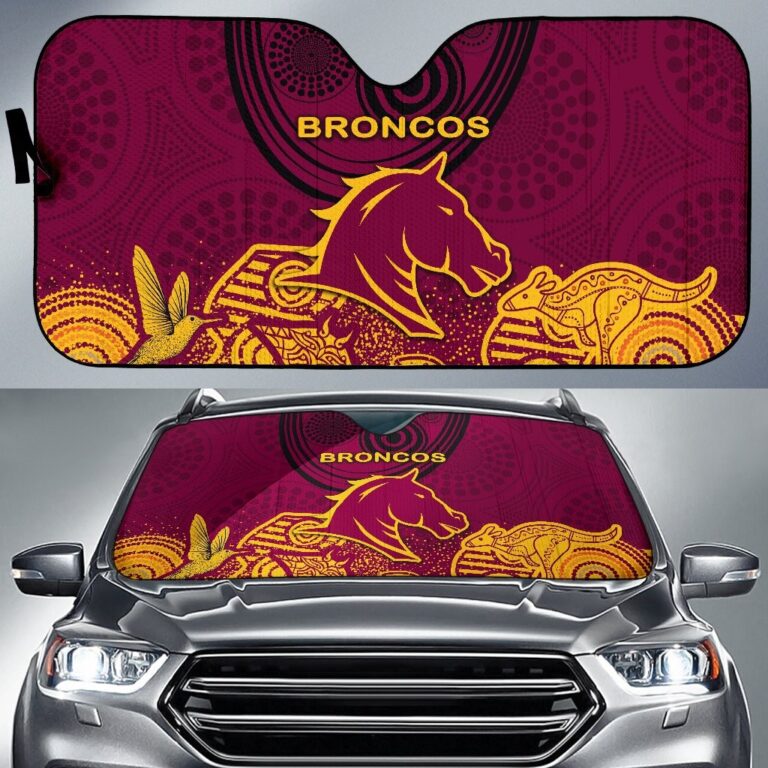National Rugby League store - Loyal fans of Brisbane Broncos's Auto Sun Shades:vintage National Rugby League suit,uniform,apparel,shirts,merch,hoodie,jackets,shorts,sweatshirt,outfits,clothes