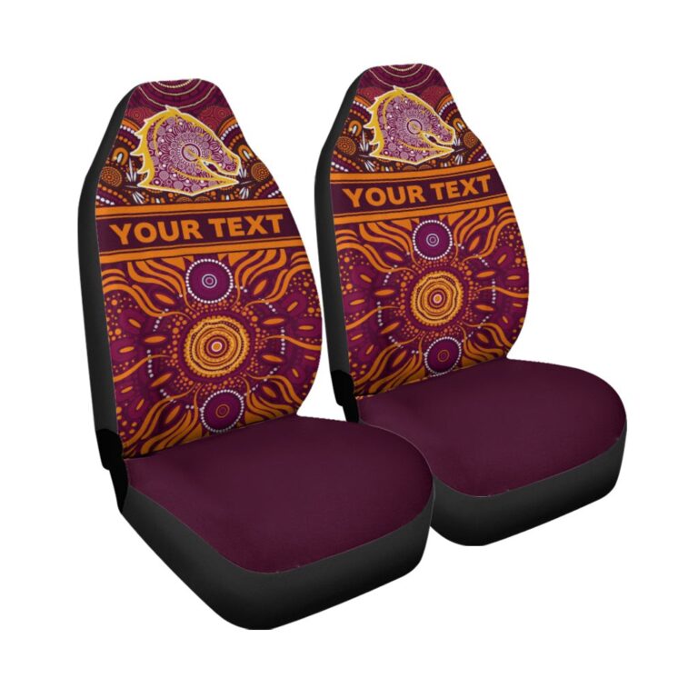 National Rugby League store - Loyal fans of Brisbane Broncos's Set 2 Car Seat Cover:vintage National Rugby League suit,uniform,apparel,shirts,merch,hoodie,jackets,shorts,sweatshirt,outfits,clothes