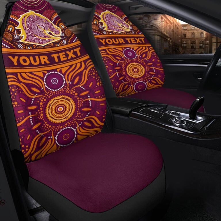 National Rugby League store - Loyal fans of Brisbane Broncos's Set 2 Car Seat Cover:vintage National Rugby League suit,uniform,apparel,shirts,merch,hoodie,jackets,shorts,sweatshirt,outfits,clothes