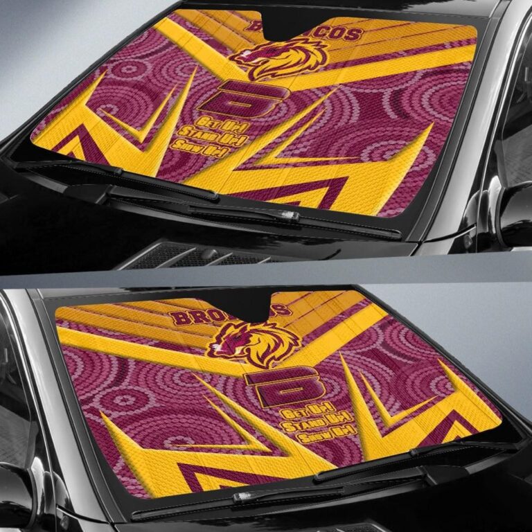 National Rugby League store - Loyal fans of Brisbane Broncos's Auto Sun Shades:vintage National Rugby League suit,uniform,apparel,shirts,merch,hoodie,jackets,shorts,sweatshirt,outfits,clothes