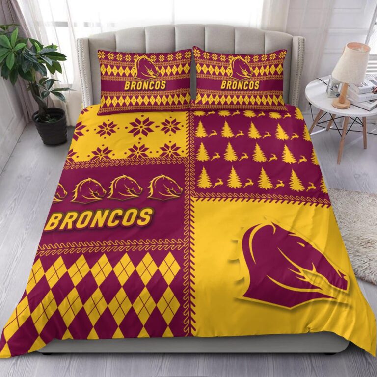 National Rugby League store - Loyal fans of Brisbane Broncos's Bedding Duvet Cover + 1/2 Pillow Cases:vintage National Rugby League suit,uniform,apparel,shirts,merch,hoodie,jackets,shorts,sweatshirt,outfits,clothes