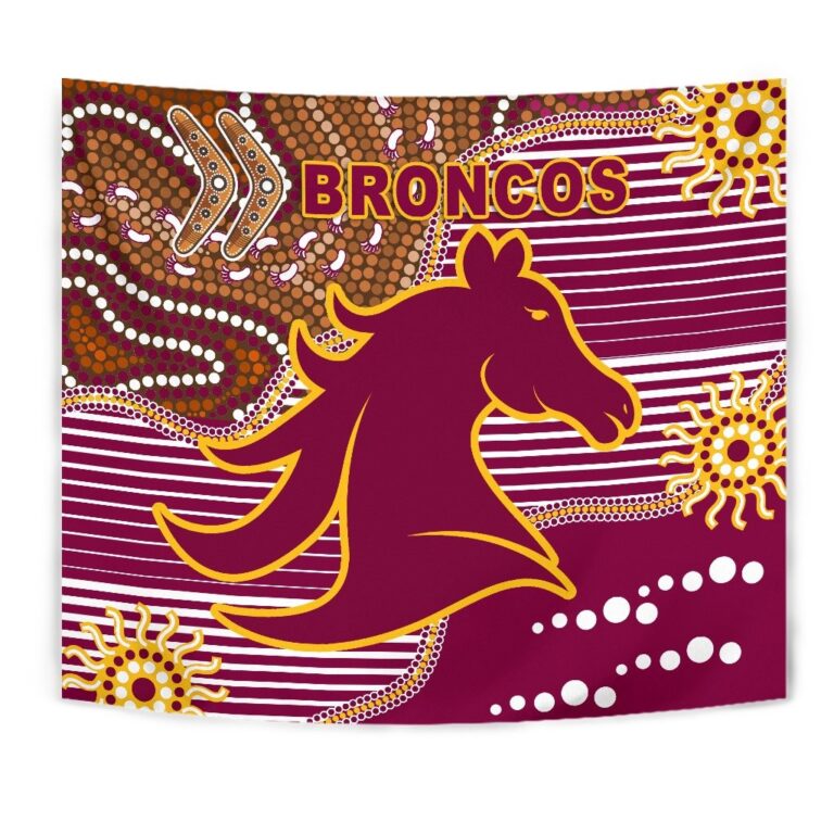 National Rugby League store - Loyal fans of Brisbane Broncos's Wall Tapestry:vintage National Rugby League suit,uniform,apparel,shirts,merch,hoodie,jackets,shorts,sweatshirt,outfits,clothes