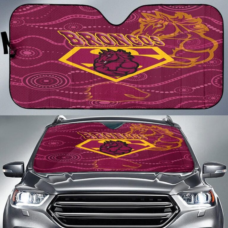 National Rugby League store - Loyal fans of Brisbane Broncos's Auto Sun Shades:vintage National Rugby League suit,uniform,apparel,shirts,merch,hoodie,jackets,shorts,sweatshirt,outfits,clothes