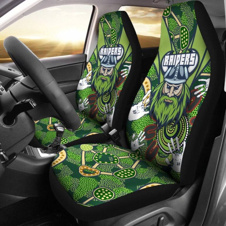 National Rugby League store - Loyal fans of Canberra Raiders's Set 2 Car Seat Cover:vintage National Rugby League suit,uniform,apparel,shirts,merch,hoodie,jackets,shorts,sweatshirt,outfits,clothes