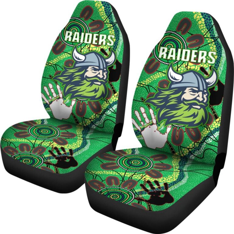 National Rugby League store - Loyal fans of Canberra Raiders's Set 2 Car Seat Cover:vintage National Rugby League suit,uniform,apparel,shirts,merch,hoodie,jackets,shorts,sweatshirt,outfits,clothes