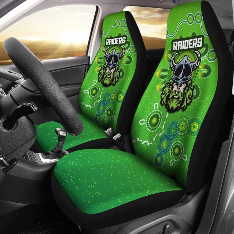 National Rugby League store - Loyal fans of Canberra Raiders's Set 2 Car Seat Cover:vintage National Rugby League suit,uniform,apparel,shirts,merch,hoodie,jackets,shorts,sweatshirt,outfits,clothes