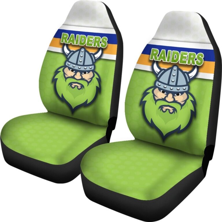 National Rugby League store - Loyal fans of Canberra Raiders's Set 2 Car Seat Cover:vintage National Rugby League suit,uniform,apparel,shirts,merch,hoodie,jackets,shorts,sweatshirt,outfits,clothes