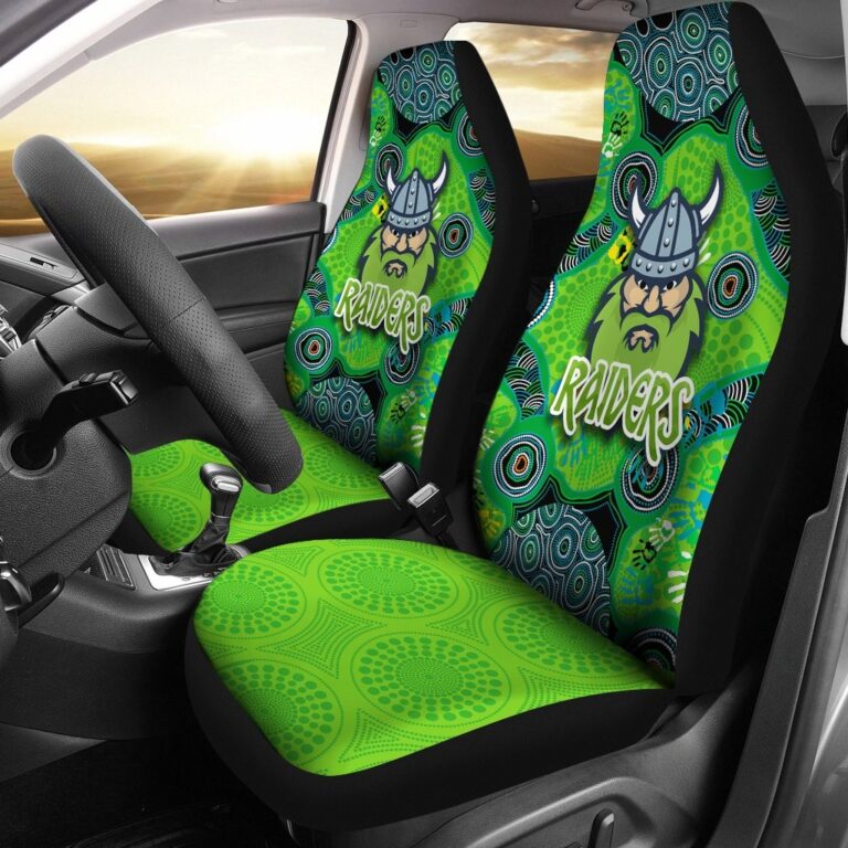 National Rugby League store - Loyal fans of Canberra Raiders's Set 2 Car Seat Cover:vintage National Rugby League suit,uniform,apparel,shirts,merch,hoodie,jackets,shorts,sweatshirt,outfits,clothes