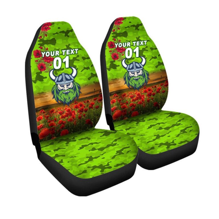 National Rugby League store - Loyal fans of Canberra Raiders's Set 2 Car Seat Cover:vintage National Rugby League suit,uniform,apparel,shirts,merch,hoodie,jackets,shorts,sweatshirt,outfits,clothes