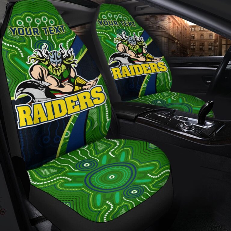 National Rugby League store - Loyal fans of Canberra Raiders's Set 2 Car Seat Cover:vintage National Rugby League suit,uniform,apparel,shirts,merch,hoodie,jackets,shorts,sweatshirt,outfits,clothes
