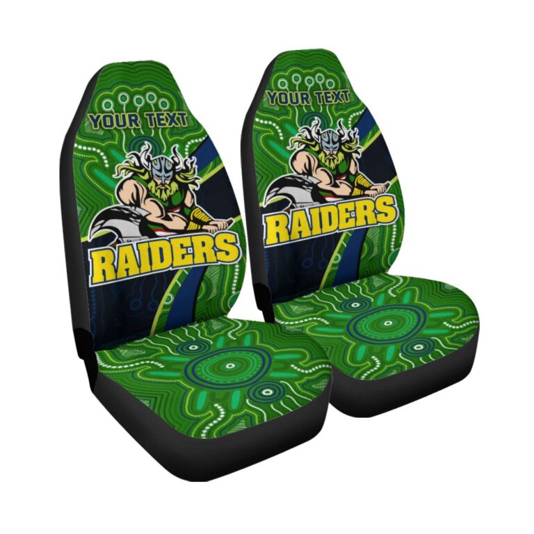 National Rugby League store - Loyal fans of Canberra Raiders's Set 2 Car Seat Cover:vintage National Rugby League suit,uniform,apparel,shirts,merch,hoodie,jackets,shorts,sweatshirt,outfits,clothes