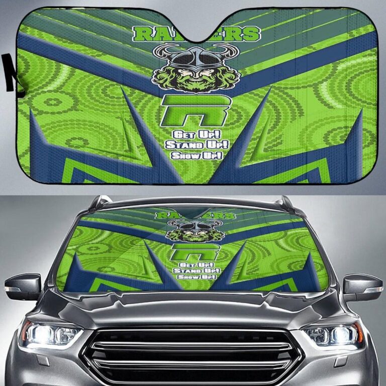 National Rugby League store - Loyal fans of Canberra Raiders's Auto Sun Shades:vintage National Rugby League suit,uniform,apparel,shirts,merch,hoodie,jackets,shorts,sweatshirt,outfits,clothes