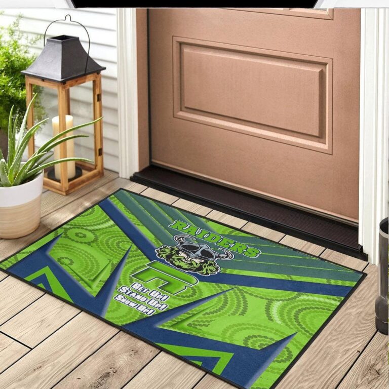 National Rugby League store - Loyal fans of Canberra Raiders's Doormat:vintage National Rugby League suit,uniform,apparel,shirts,merch,hoodie,jackets,shorts,sweatshirt,outfits,clothes