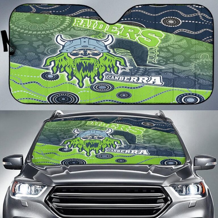 National Rugby League store - Loyal fans of Canberra Raiders's Auto Sun Shades:vintage National Rugby League suit,uniform,apparel,shirts,merch,hoodie,jackets,shorts,sweatshirt,outfits,clothes