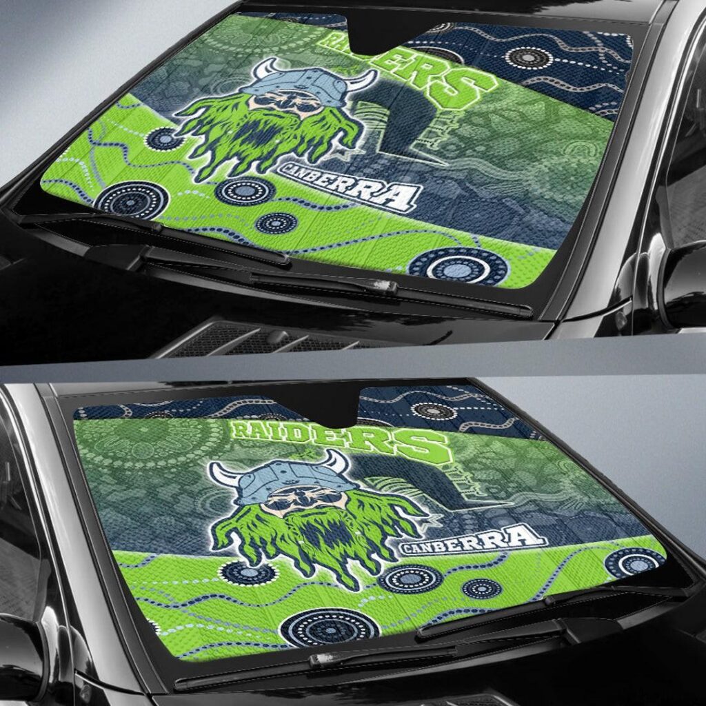 National Rugby League store - Loyal fans of Canberra Raiders's Auto Sun Shades:vintage National Rugby League suit,uniform,apparel,shirts,merch,hoodie,jackets,shorts,sweatshirt,outfits,clothes