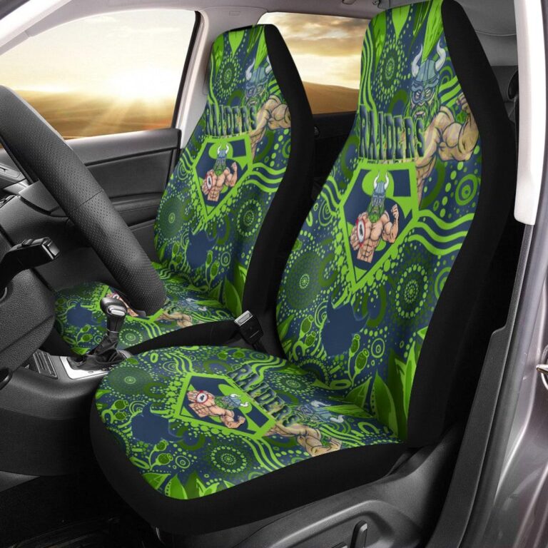 National Rugby League store - Loyal fans of Canberra Raiders's Set 2 Car Seat Cover:vintage National Rugby League suit,uniform,apparel,shirts,merch,hoodie,jackets,shorts,sweatshirt,outfits,clothes