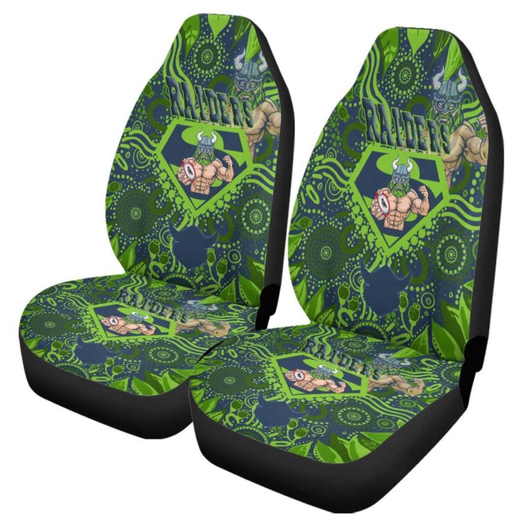 National Rugby League store - Loyal fans of Canberra Raiders's Set 2 Car Seat Cover:vintage National Rugby League suit,uniform,apparel,shirts,merch,hoodie,jackets,shorts,sweatshirt,outfits,clothes
