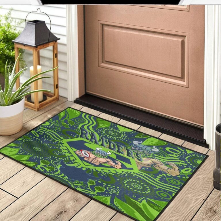 National Rugby League store - Loyal fans of Canberra Raiders's Doormat:vintage National Rugby League suit,uniform,apparel,shirts,merch,hoodie,jackets,shorts,sweatshirt,outfits,clothes