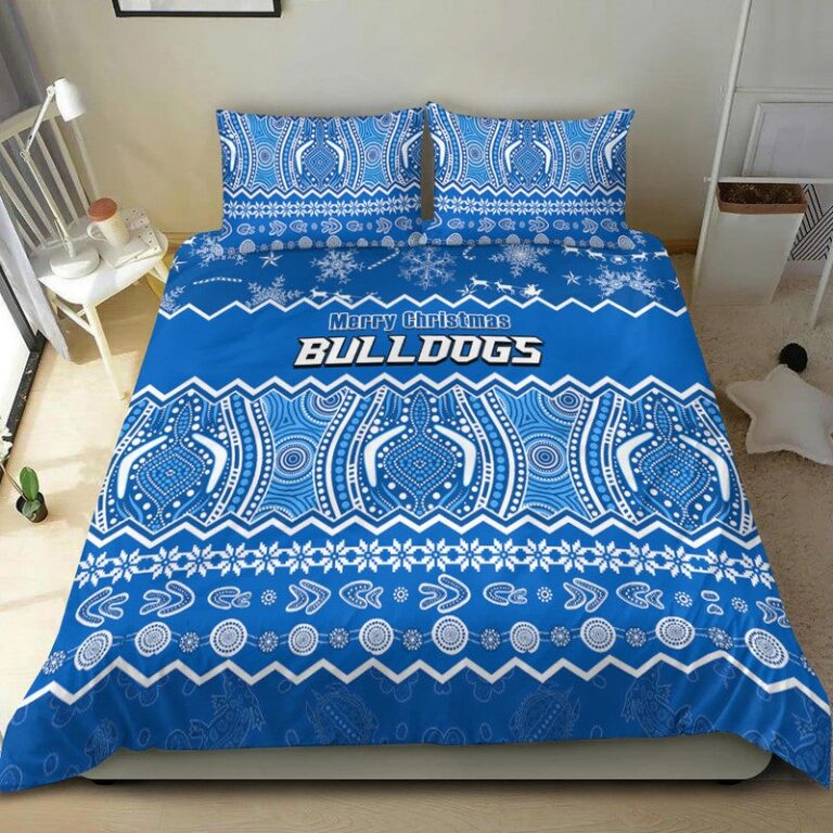 National Rugby League store - Loyal fans of Canterbury Bankstown Bulldogs's Bedding Duvet Cover + 1/2 Pillow Cases:vintage National Rugby League suit,uniform,apparel,shirts,merch,hoodie,jackets,shorts,sweatshirt,outfits,clothes