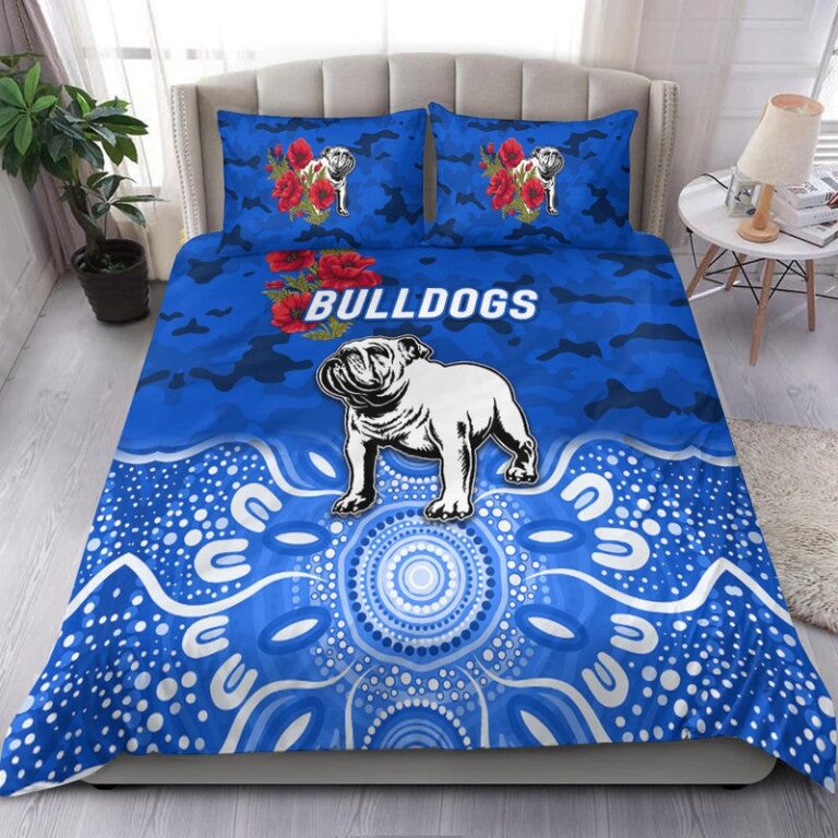 National Rugby League store - Loyal fans of Canterbury Bankstown Bulldogs's Bedding Duvet Cover + 1/2 Pillow Cases:vintage National Rugby League suit,uniform,apparel,shirts,merch,hoodie,jackets,shorts,sweatshirt,outfits,clothes