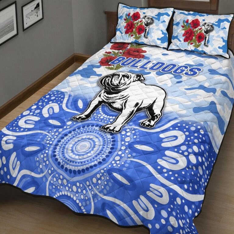 National Rugby League store - Loyal fans of Canterbury Bankstown Bulldogs's Quilt + 1/2 Pillow Cases:vintage National Rugby League suit,uniform,apparel,shirts,merch,hoodie,jackets,shorts,sweatshirt,outfits,clothes