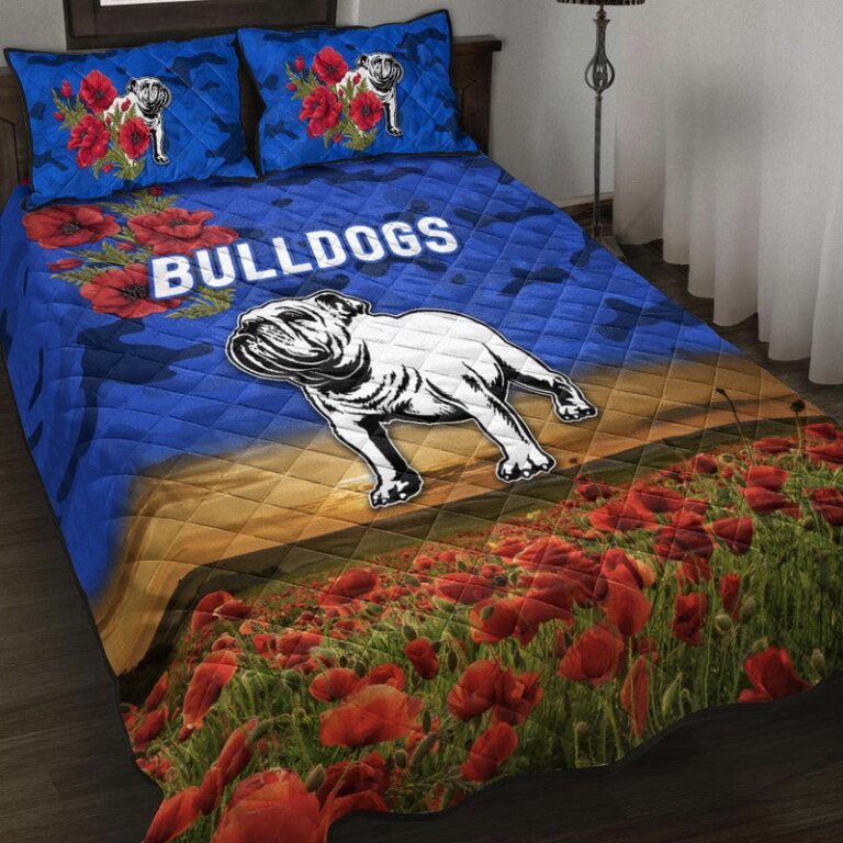 National Rugby League store - Loyal fans of Canterbury Bankstown Bulldogs's Quilt + 1/2 Pillow Cases:vintage National Rugby League suit,uniform,apparel,shirts,merch,hoodie,jackets,shorts,sweatshirt,outfits,clothes