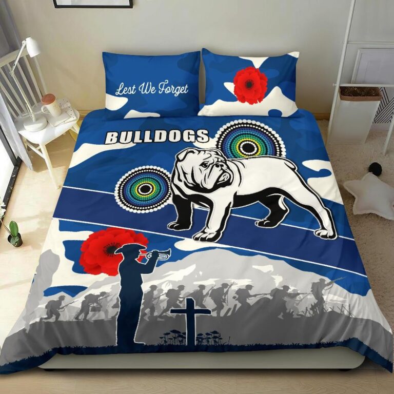 National Rugby League store - Loyal fans of Canterbury Bankstown Bulldogs's Bedding Duvet Cover + 1/2 Pillow Cases:vintage National Rugby League suit,uniform,apparel,shirts,merch,hoodie,jackets,shorts,sweatshirt,outfits,clothes