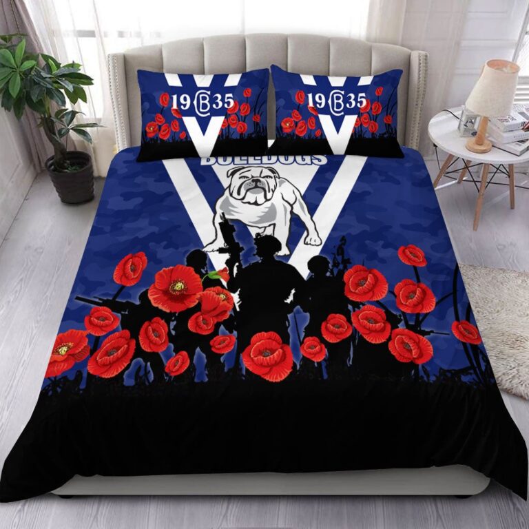 National Rugby League store - Loyal fans of Canterbury Bankstown Bulldogs's Bedding Duvet Cover + 1/2 Pillow Cases:vintage National Rugby League suit,uniform,apparel,shirts,merch,hoodie,jackets,shorts,sweatshirt,outfits,clothes