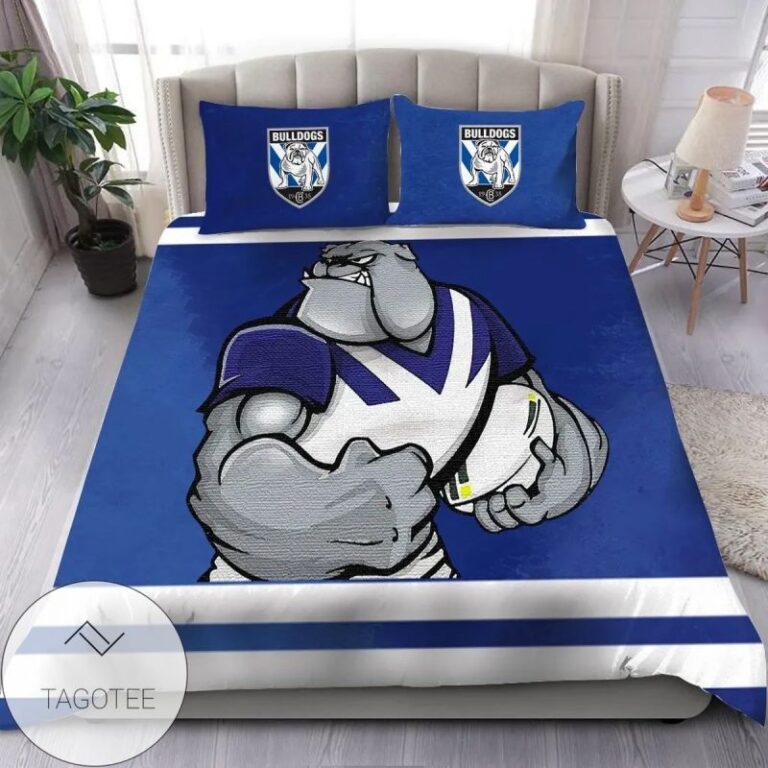 National Rugby League store - Loyal fans of Canterbury-Bankstown Bulldogs's Bedding Duvet Cover + 1/2 Pillow Cases:vintage National Rugby League suit,uniform,apparel,shirts,merch,hoodie,jackets,shorts,sweatshirt,outfits,clothes
