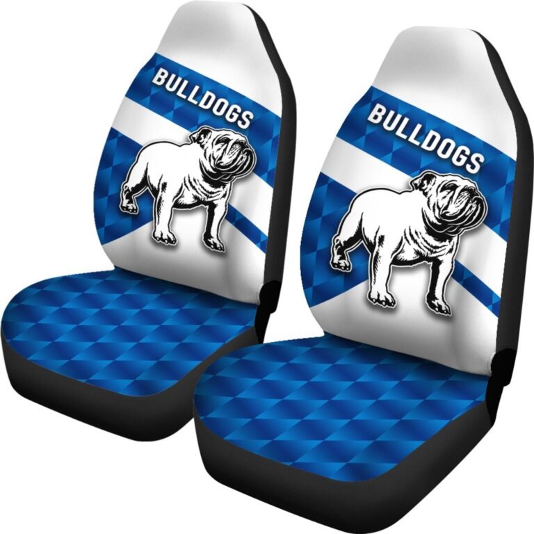 National Rugby League store - Loyal fans of Canterbury Bankstown Bulldogs's Set 2 Car Seat Cover:vintage National Rugby League suit,uniform,apparel,shirts,merch,hoodie,jackets,shorts,sweatshirt,outfits,clothes