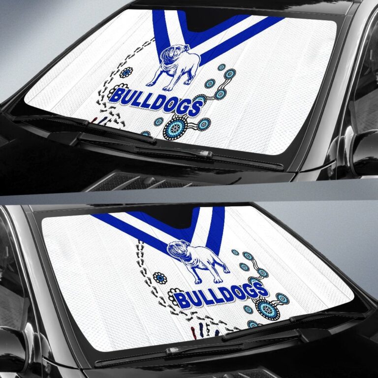 National Rugby League store - Loyal fans of Canterbury Bankstown Bulldogs's Auto Sun Shades:vintage National Rugby League suit,uniform,apparel,shirts,merch,hoodie,jackets,shorts,sweatshirt,outfits,clothes
