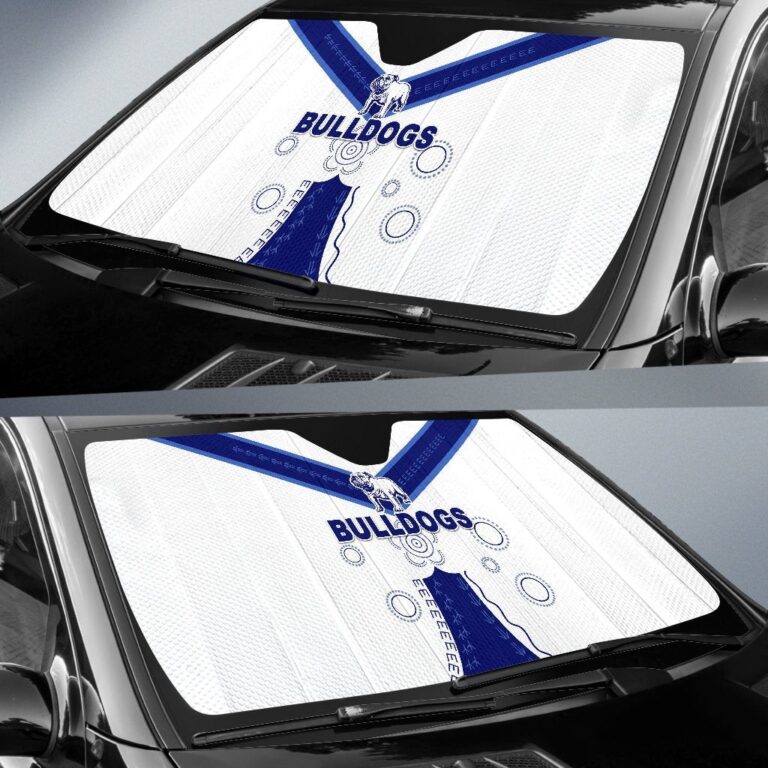 National Rugby League store - Loyal fans of Canterbury Bankstown Bulldogs's Auto Sun Shades:vintage National Rugby League suit,uniform,apparel,shirts,merch,hoodie,jackets,shorts,sweatshirt,outfits,clothes