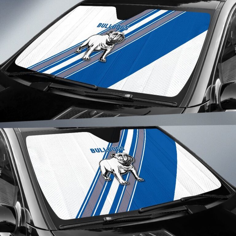 National Rugby League store - Loyal fans of Canterbury Bankstown Bulldogs's Auto Sun Shades:vintage National Rugby League suit,uniform,apparel,shirts,merch,hoodie,jackets,shorts,sweatshirt,outfits,clothes