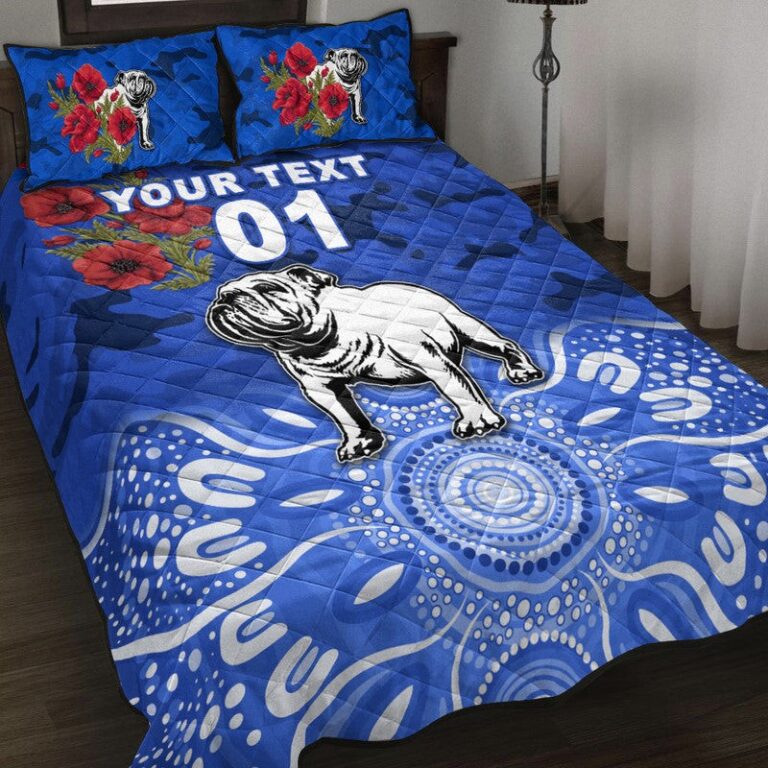 National Rugby League store - Loyal fans of Canterbury Bankstown Bulldogs's Quilt + 1/2 Pillow Cases:vintage National Rugby League suit,uniform,apparel,shirts,merch,hoodie,jackets,shorts,sweatshirt,outfits,clothes