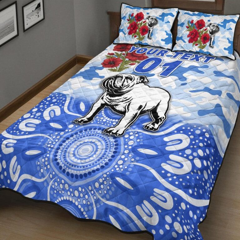 National Rugby League store - Loyal fans of Canterbury Bankstown Bulldogs's Quilt + 1/2 Pillow Cases:vintage National Rugby League suit,uniform,apparel,shirts,merch,hoodie,jackets,shorts,sweatshirt,outfits,clothes