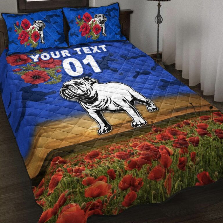 National Rugby League store - Loyal fans of Canterbury Bankstown Bulldogs's Quilt + 1/2 Pillow Cases:vintage National Rugby League suit,uniform,apparel,shirts,merch,hoodie,jackets,shorts,sweatshirt,outfits,clothes