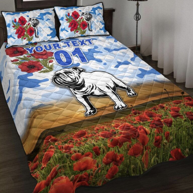 National Rugby League store - Loyal fans of Canterbury Bankstown Bulldogs's Quilt + 1/2 Pillow Cases:vintage National Rugby League suit,uniform,apparel,shirts,merch,hoodie,jackets,shorts,sweatshirt,outfits,clothes