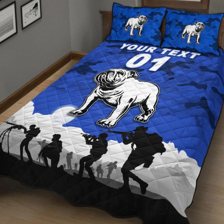National Rugby League store - Loyal fans of Canterbury Bankstown Bulldogs's Quilt + 1/2 Pillow Cases:vintage National Rugby League suit,uniform,apparel,shirts,merch,hoodie,jackets,shorts,sweatshirt,outfits,clothes