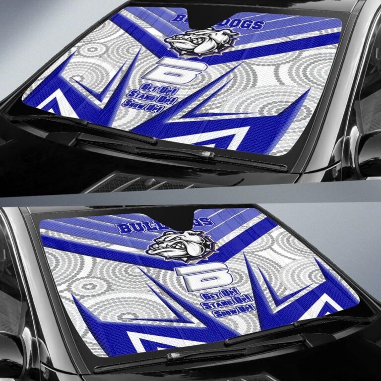 National Rugby League store - Loyal fans of Canterbury Bankstown Bulldogs's Auto Sun Shades:vintage National Rugby League suit,uniform,apparel,shirts,merch,hoodie,jackets,shorts,sweatshirt,outfits,clothes