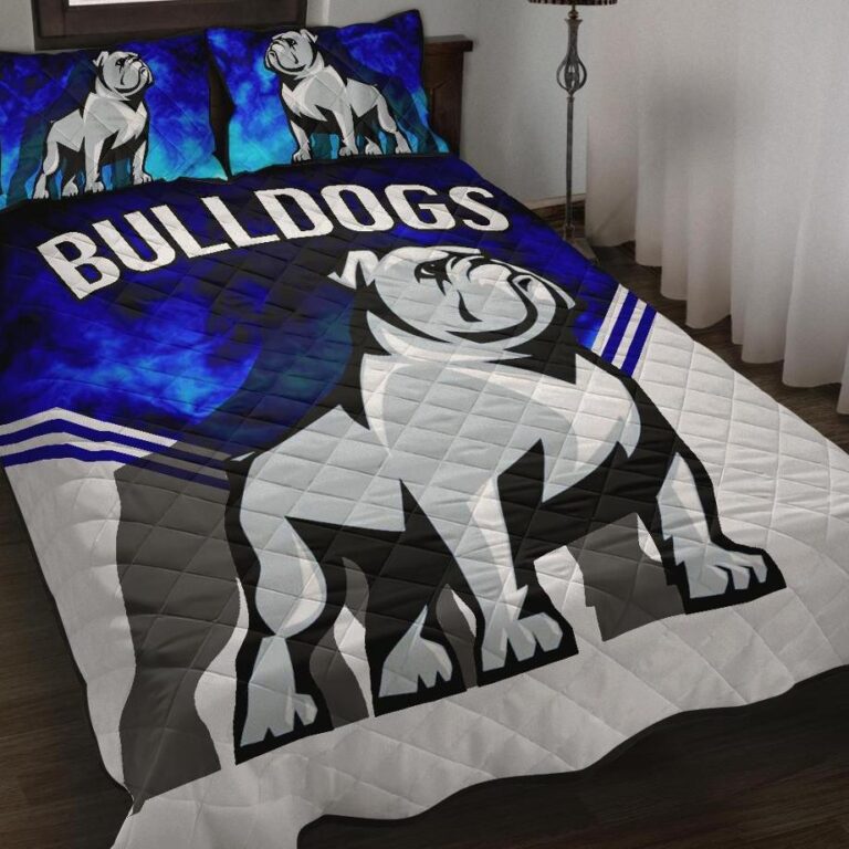 National Rugby League store - Loyal fans of Canterbury Bankstown Bulldogs's Quilt + 1/2 Pillow Cases:vintage National Rugby League suit,uniform,apparel,shirts,merch,hoodie,jackets,shorts,sweatshirt,outfits,clothes