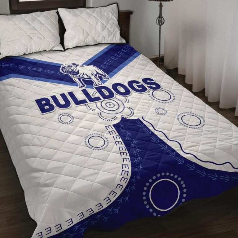 National Rugby League store - Loyal fans of Canterbury Bankstown Bulldogs's Quilt + 1/2 Pillow Cases:vintage National Rugby League suit,uniform,apparel,shirts,merch,hoodie,jackets,shorts,sweatshirt,outfits,clothes