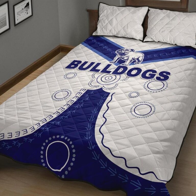 National Rugby League store - Loyal fans of Canterbury Bankstown Bulldogs's Quilt + 1/2 Pillow Cases:vintage National Rugby League suit,uniform,apparel,shirts,merch,hoodie,jackets,shorts,sweatshirt,outfits,clothes