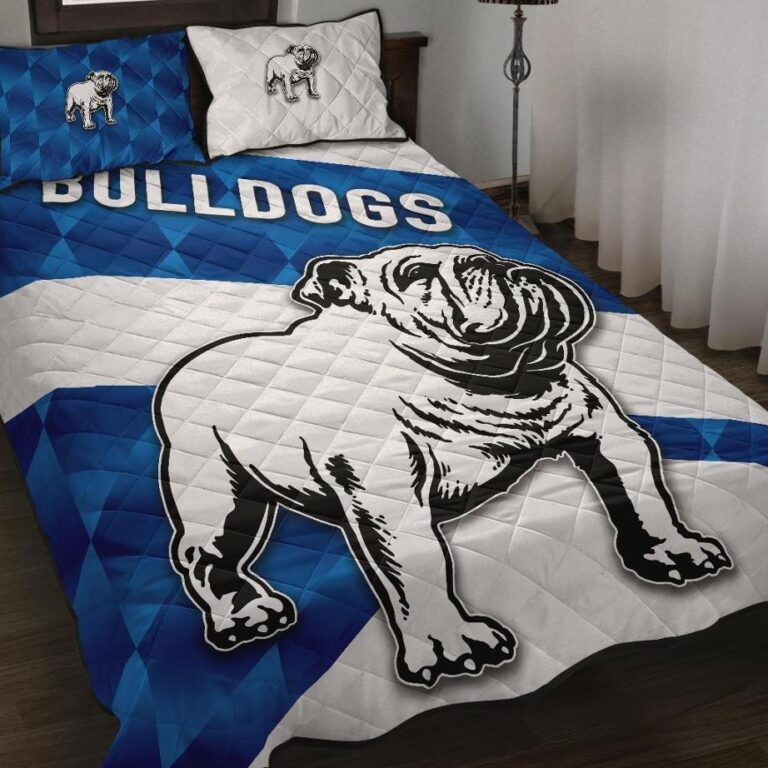 National Rugby League store - Loyal fans of Canterbury Bankstown Bulldogs's Quilt + 1/2 Pillow Cases:vintage National Rugby League suit,uniform,apparel,shirts,merch,hoodie,jackets,shorts,sweatshirt,outfits,clothes
