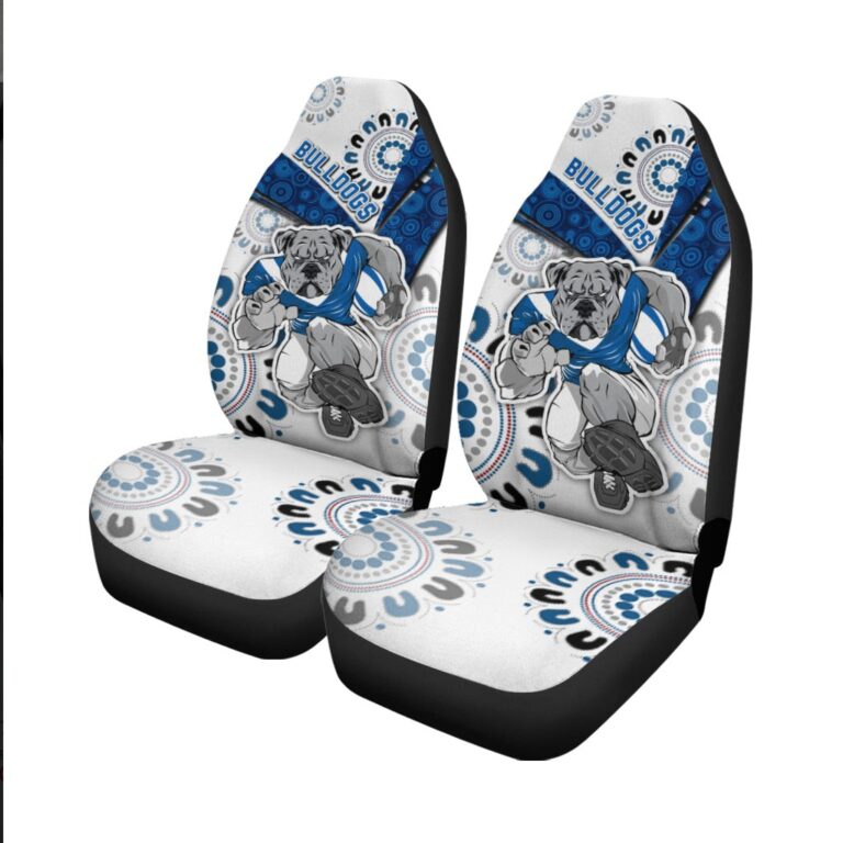 National Rugby League store - Loyal fans of Canterbury Bankstown Bulldogs's Set 2 Car Seat Cover:vintage National Rugby League suit,uniform,apparel,shirts,merch,hoodie,jackets,shorts,sweatshirt,outfits,clothes