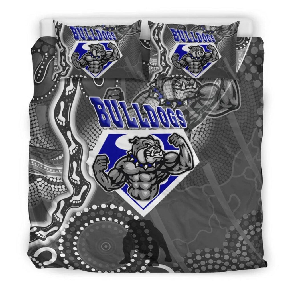 National Rugby League store - Loyal fans of Canterbury Bankstown Bulldogs's Bedding Duvet Cover + 1/2 Pillow Cases:vintage National Rugby League suit,uniform,apparel,shirts,merch,hoodie,jackets,shorts,sweatshirt,outfits,clothes